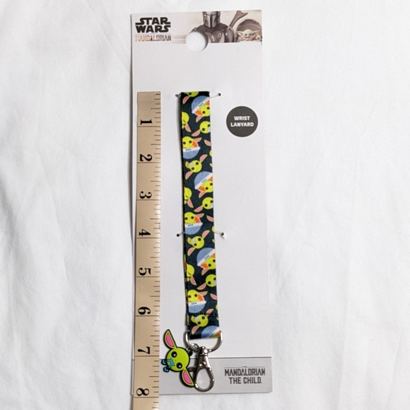 Star Wars The Mandalorian Wrist Lanyard, Grogu Charm Lanyard, Key Lanyard - Picture 4 of 4